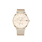 Tommy Hilfiger Multi Zifferblatt Quarz Uhr für Damen mit Roségoldfarbenes...