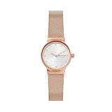 Skagen Freja Lille Damenuhr, Quarz-Zweizeigerwerk mit Edelstahl- oder Lederarmband