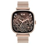 ICE-WATCH – Ice smart 2.0 Rose-Gold Milanese – Quadratische Smartwatch in Roségold für Damen...