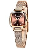 CIVO Damenuhr Uhr Roségold Einfach Wasserdicht Armbanduhr Lässige Analoge Edelstahl Mesh Uhren...
