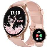 Parsonver Smartwatch Damen Rund mit Telefonfunktion, Leichte Fitnessuhr Damen mit Schrittzähler,...