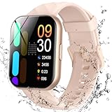 Parsonver Smartwatch Damen mit 5ATM Wasserdicht, Sportuhr zum Schwimmen, 1,8' HD Fitnessuhr Damen...