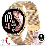 ZKCREATION Smartwatch Damen mit Telefonfunktion 2022 Fitnessuhr mit Pulsuhr Blutdruck Schlaf Tracker...