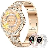 Smartwatch Damen mit Telefonfunktion Diamond, 1.32'Smart Watch Damenuhr mit Anruffunktion...